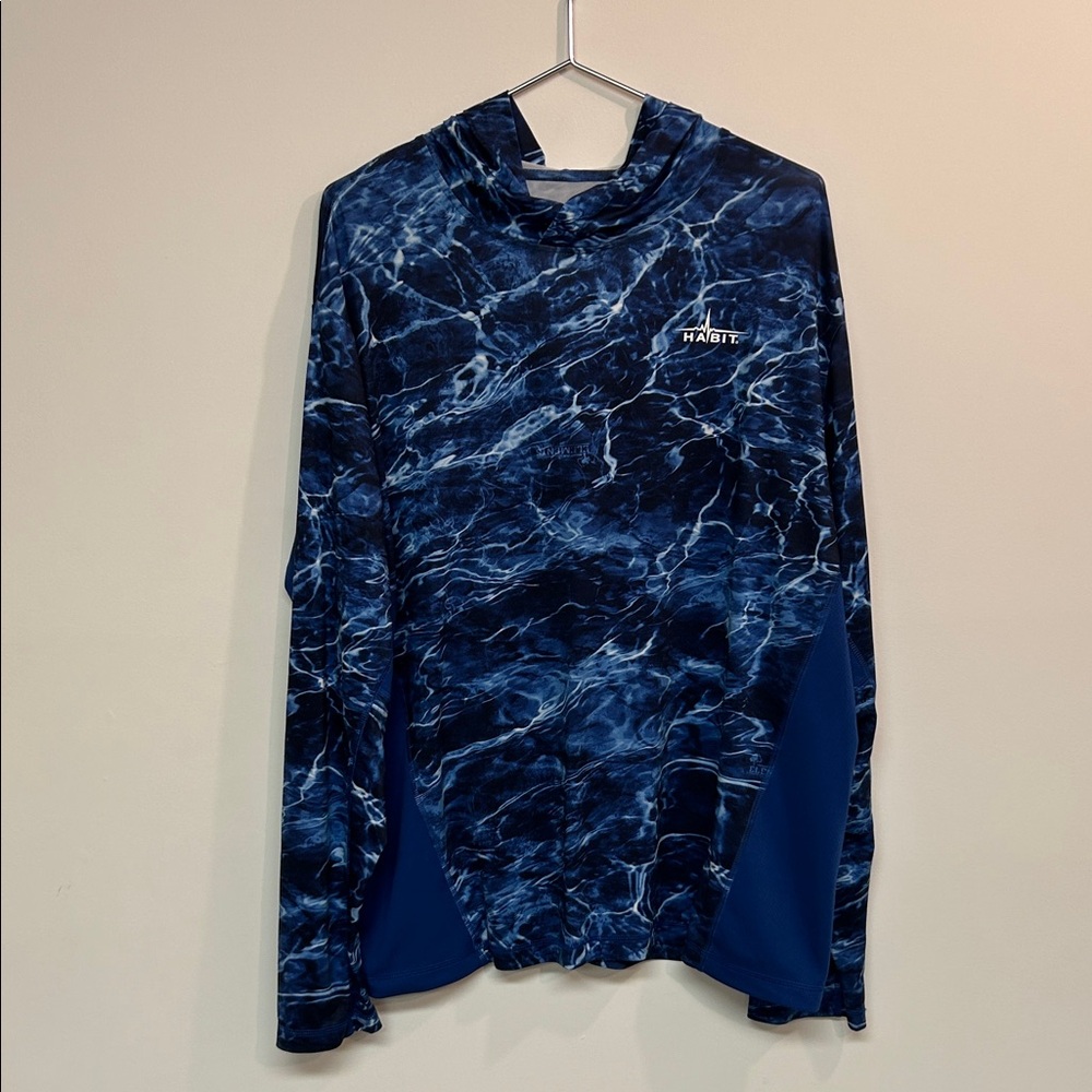 Habit Men's Ocean Blue Rash Guard